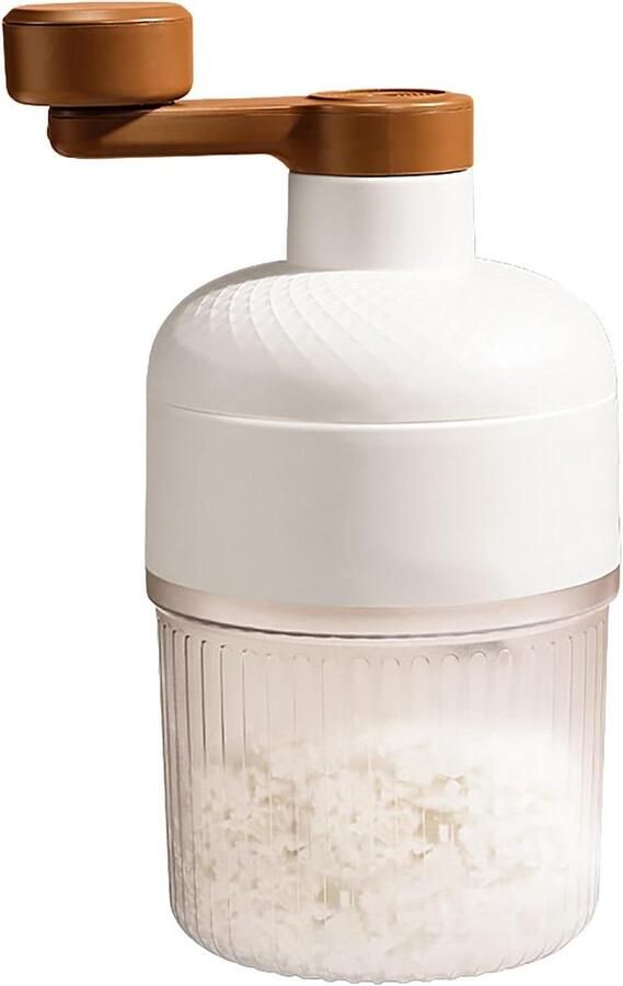 Slush Maker IJsmachine Handmatig Verfrissingen Maken Draagbaar Reisontwerp Model M Wit