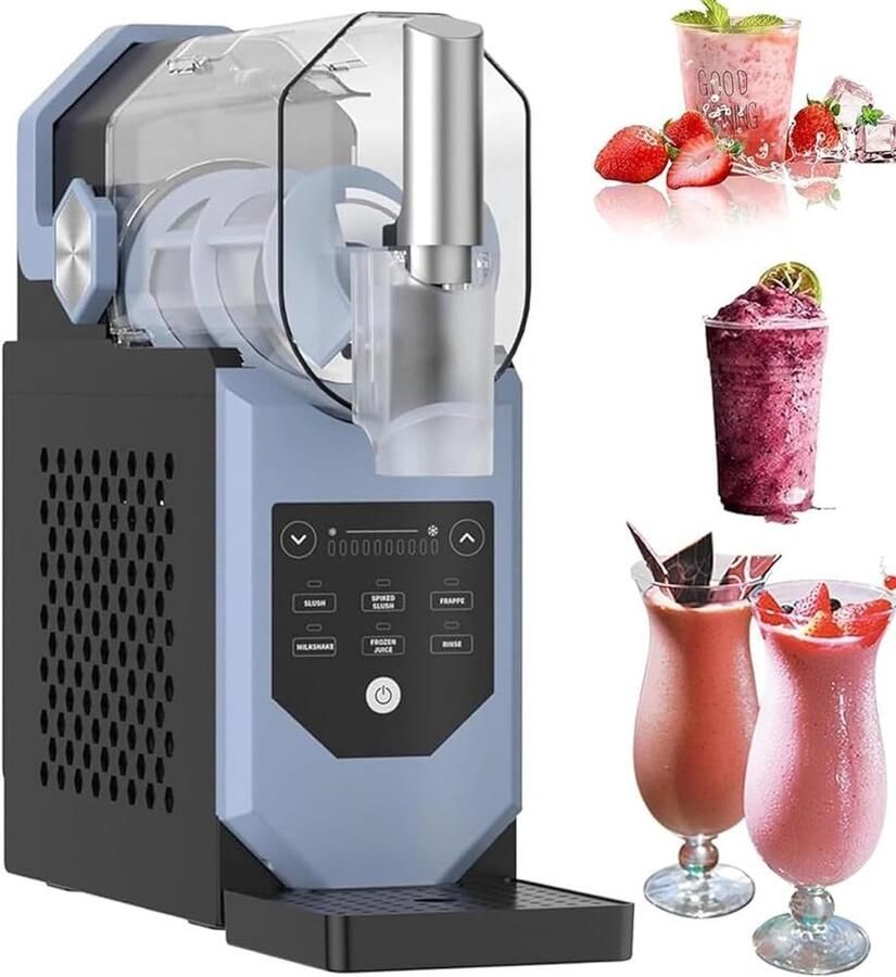 Slushie Machine IJsmachine Dranken Bevroren Dranken Maken Ijsvrije Technologie 41.5x14.3x42.5cm