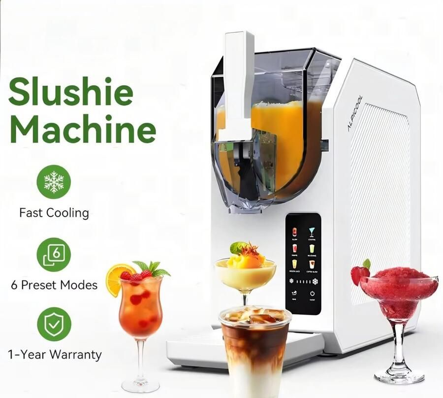 Slushie Machine Slush Puppie Maker Frozen Drink Machine 1 9 Liter Binnen 15 Minuten Klaar