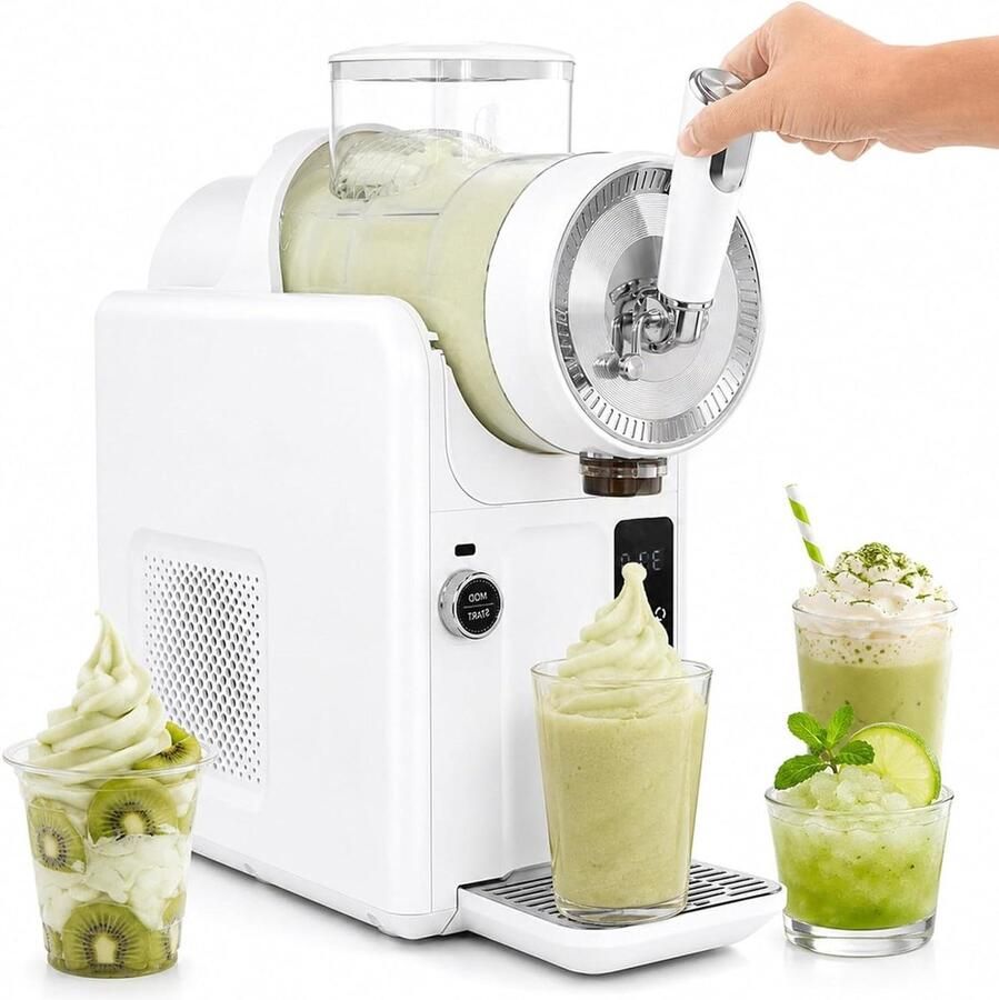 Slushmachine IJsdessert Maker Drankjes Maken Geen Ijs Nodig 2 Liter Wit