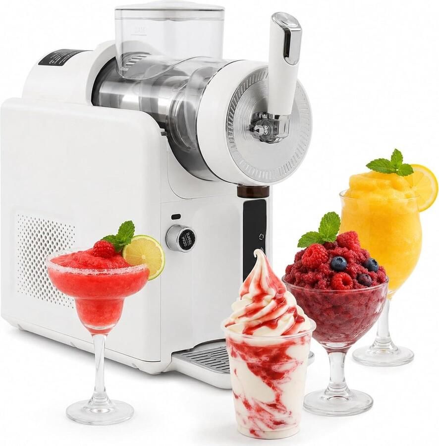 Slushmachine IJsmachine Smoothie maker IJsdranken Maken Geen Ijs Nodig 2 Liter Wit