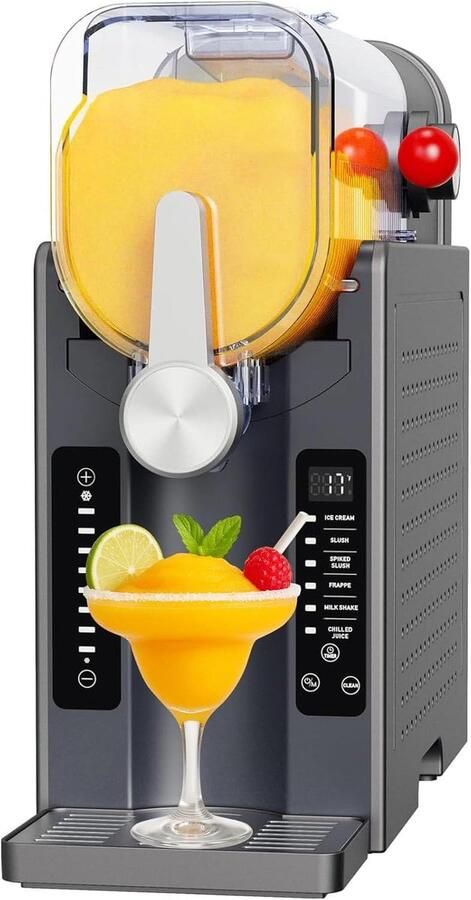 Slushmachine Thuis Softijsmaker IJsmachine Feestelijke Drankjes Maken Geen IJs Nodig 1.6 Liter Capaciteit