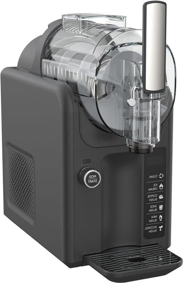 Slushmachine voor thuis Drankjesmaker Verfrissende Drankjes Maken Snelle Koeling Compressor 2 Liter Capaciteit Zwart