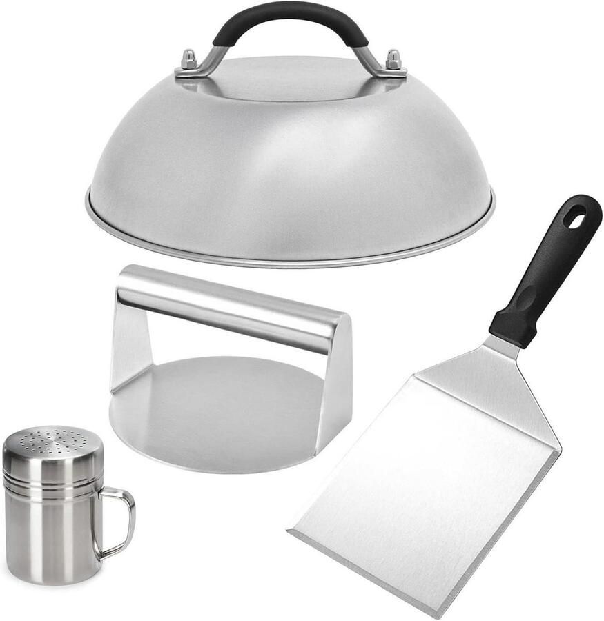 Smash Burger Pers Kit Vleespers Hamburger Perfecte Burgers Maken Gelijkmatige Warmteverdeling