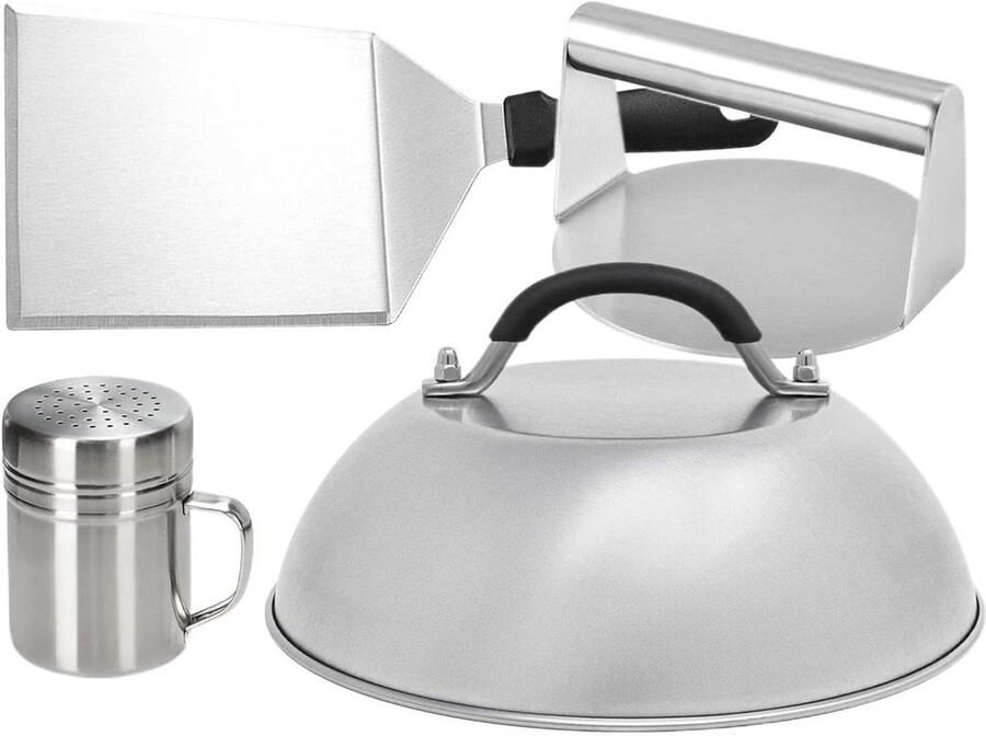 Smash Burger Persset Burger Patty Set Burgers Maken Randafsluitend Ontwerp 37 x 30 x 10.8 cm