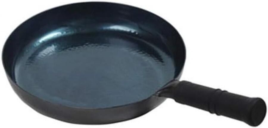 Smeedijzeren Wok Antiaanbakpan Aziatisch Koken Traditioneel Gesmeed 26 cm Zwart