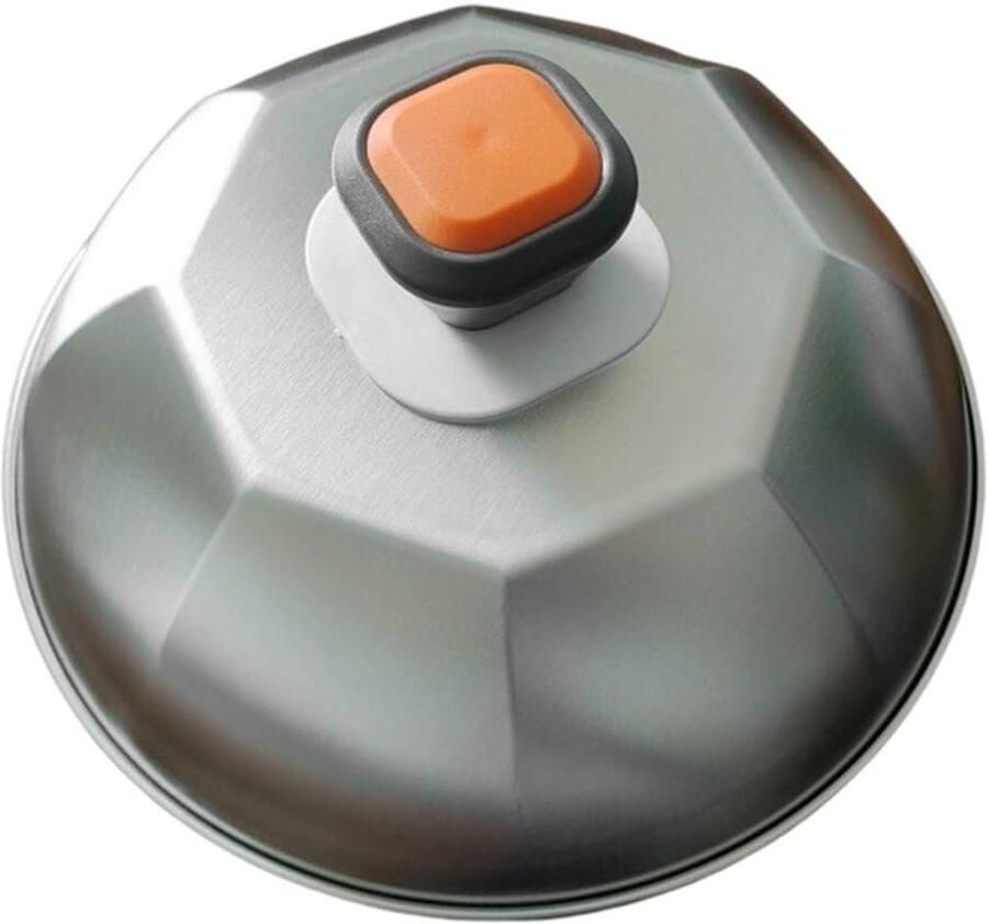 Smeltkoepel Burger Bakplaat Deksel Grill en Bak Roestvrij Staal 22.5 cm Diameter