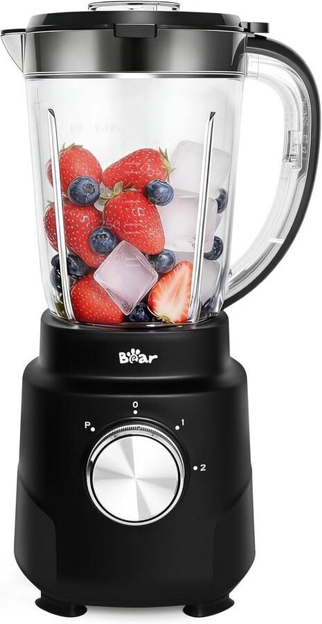 Smoothie Mixer Roestvrij Staal 700W Motor 1500ml Mengbeker Voor Thuiskeuken