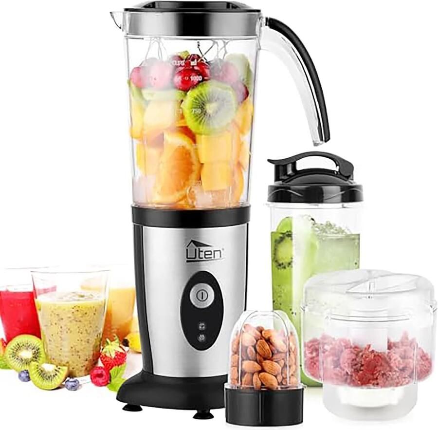 Smoothiemaker Groen 1 25 l Roestvrijstalen Multifunctionele Blender Voor Thuisgebruik
