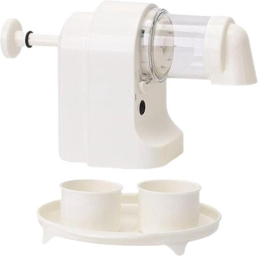 Sneeuwijsmachine IJsbereider Drankjes maken Draagbaar op batterij 21 x 13.5 x 21 cm