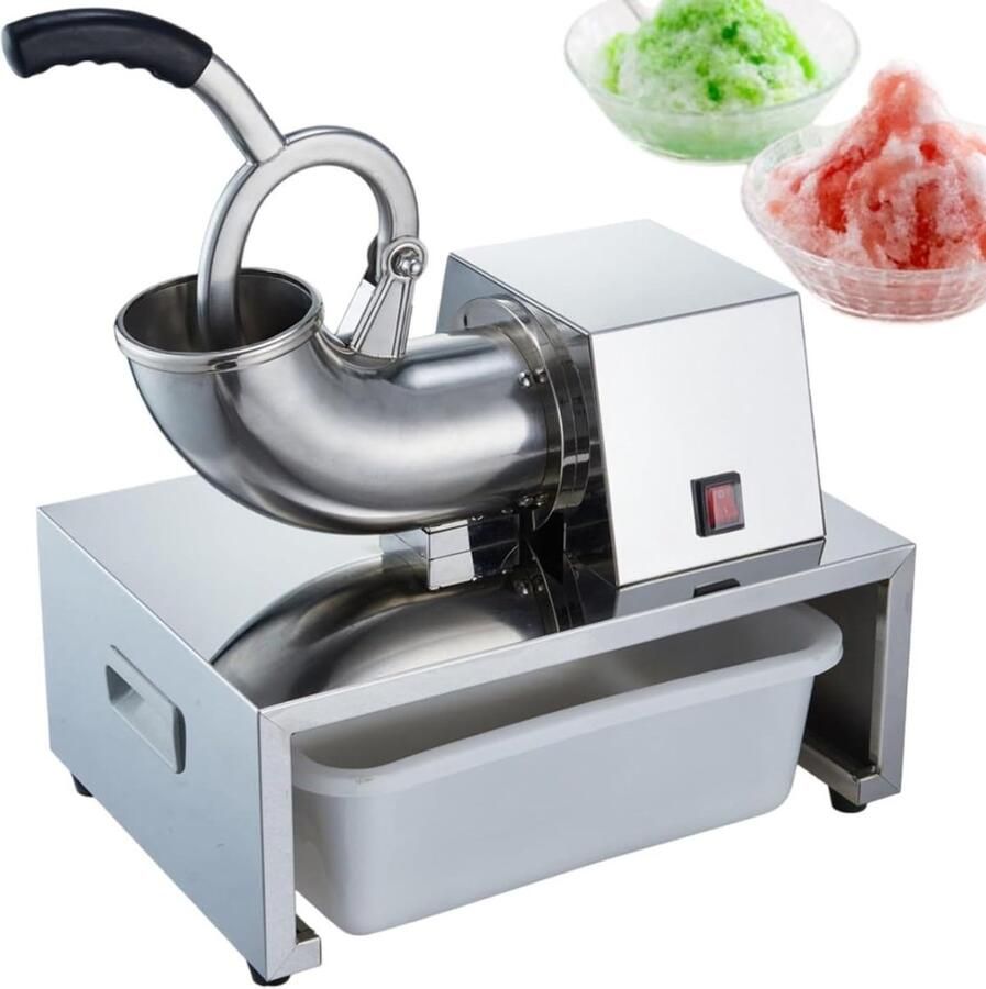 Sneeuwkegelmachine Ijsvergruizer schaafmachine Zomerse traktaties maken 200 kg per uur 45x32x645 cm