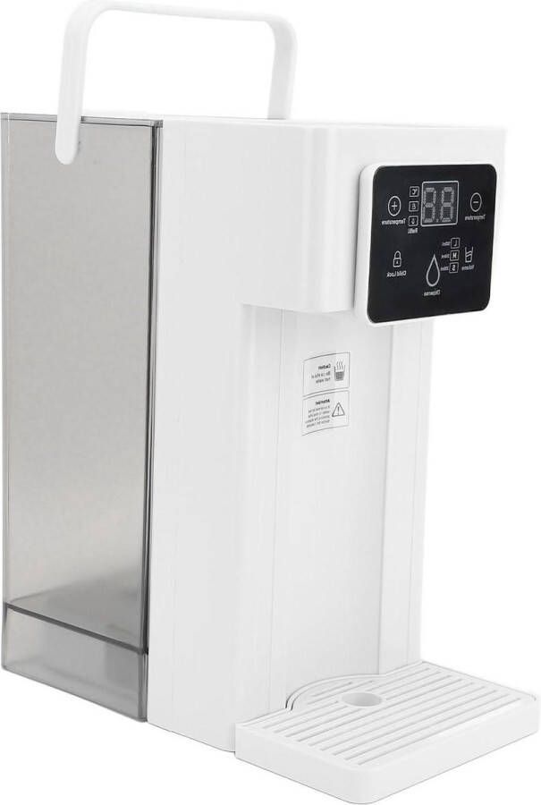 Snel verwarmende warmwaterdispenser 3 l verstelbaar 7 temperaturen elektrische theeketel grote waterkoker werkblad desktop (wit) in