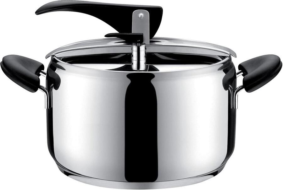 Snelkookpan Drukpan Snel Koken Briljant Ontwerp 5 Liter Gepolijst