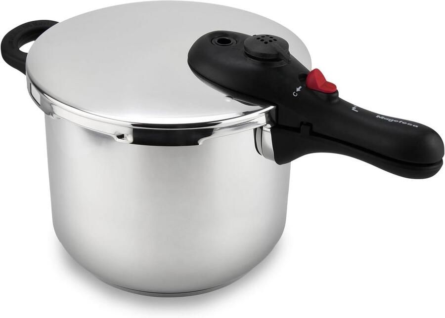 Snelkookpan Druppan Maaltijden Bereiden 5 Veiligheidssystemen 6 Liter Zilver