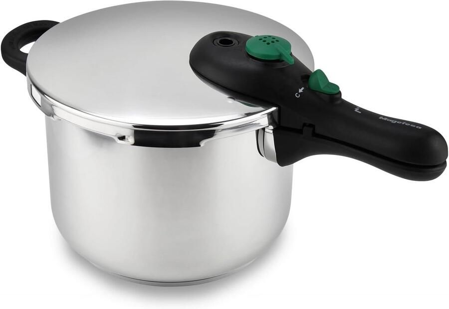 Snelkookpan 6 Liter Roestvrij Staal Geschikt voor Inductie