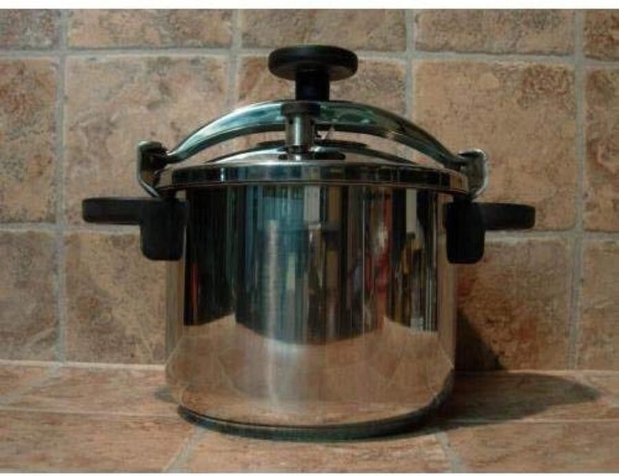 Snelkookpan 6 liter roestvrij staal