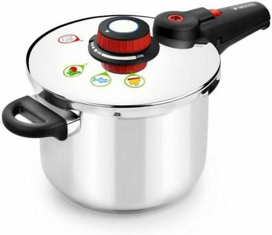 Snelkookpan 6L Staal