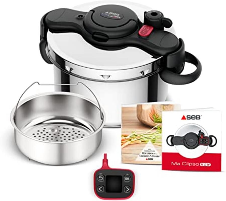 Snelkookpan 7 5L met Inklapbare Handgrepen en Intelligente Timer