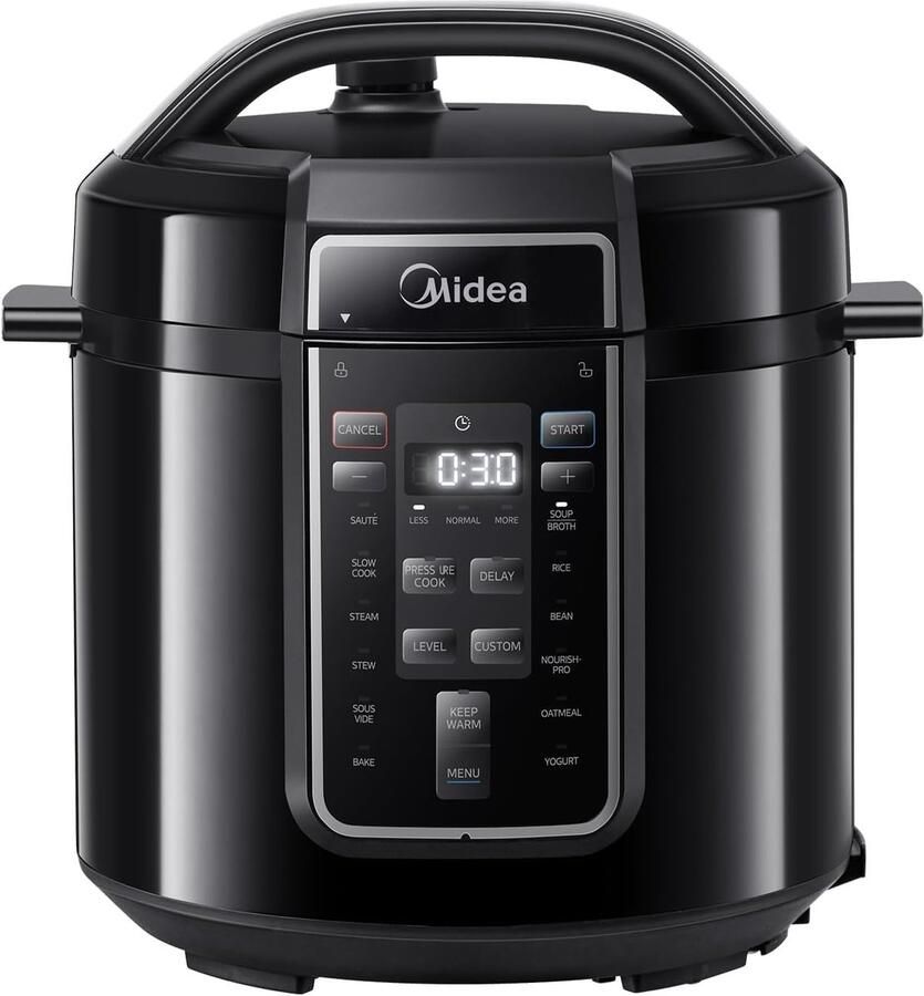 Snelkookpan 9-in-1 – Multicooker 6L – 12 Programma s – 24U Timer – 1000W – RVS Binnenpan