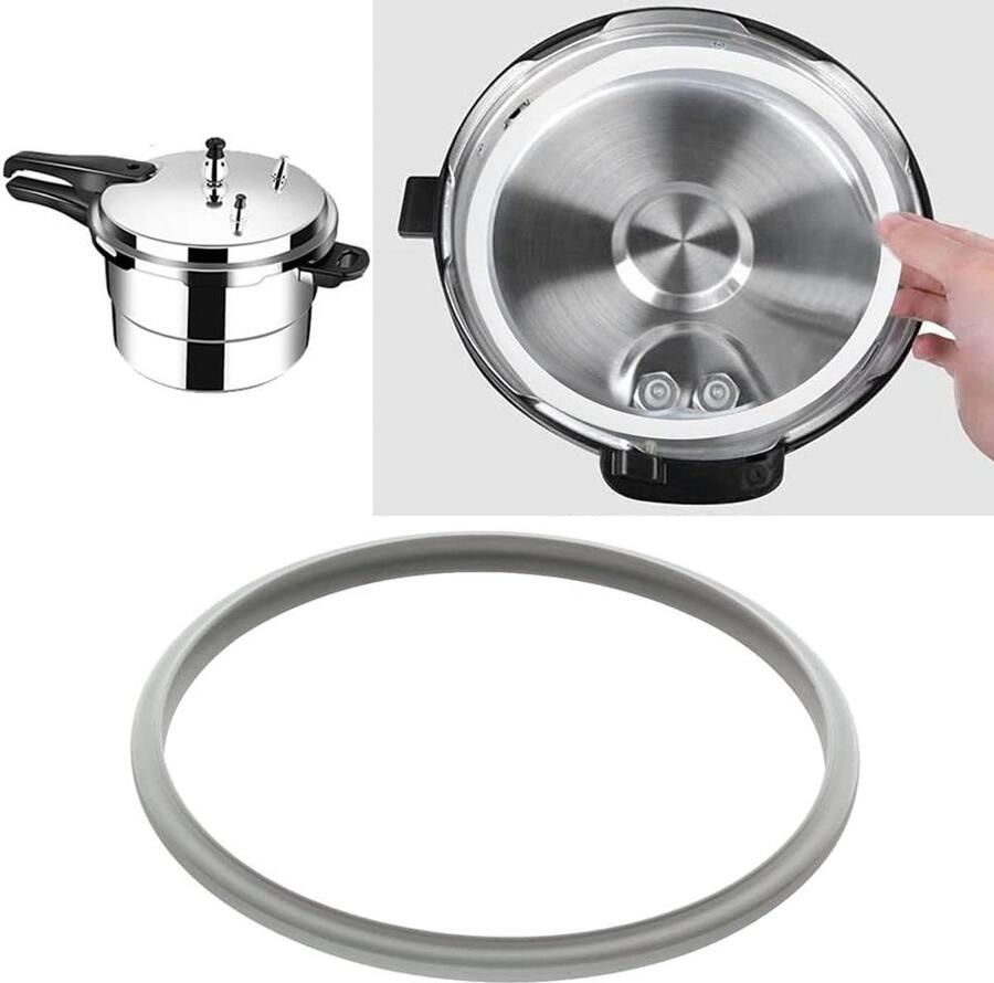 Snelkookpan Afdichting Pakking Ring Veilig Koken Hoge Elasticiteit 24 cm Grijs