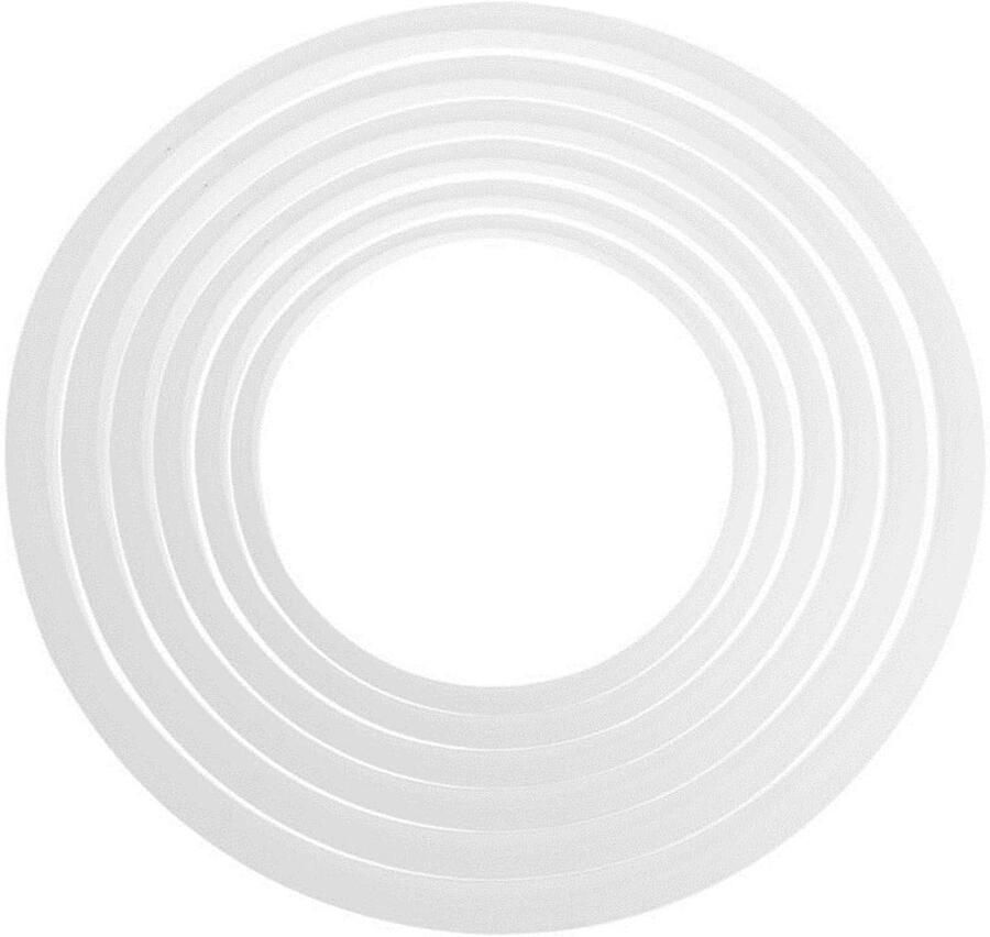Snelkookpan Afdichtring Siliconen Pakking Veilig Koken Hoge Kwaliteit Siliconen 22 cm Binnendiameter Wit