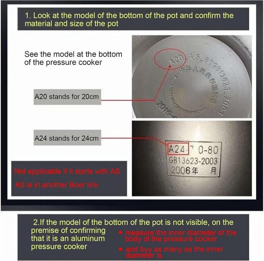 Snelkookpan Afdichtring Vervangende Pakking Drukbehoud Voedselveilige Siliconen 20cm Diameter