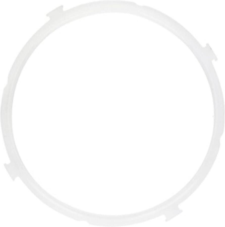 Snelkookpan Afdichtring Vervangende Pakking Rubberen Ring Keuken Koken Perfecte Pasvorm 22 cm Diameter Transparant