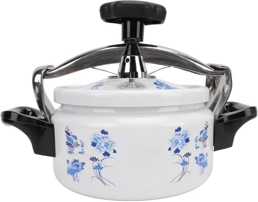 Snelkookpan Aluminium Blikbraadpan Multi Snel Koken Universele Bodem 15 Liter Zilver