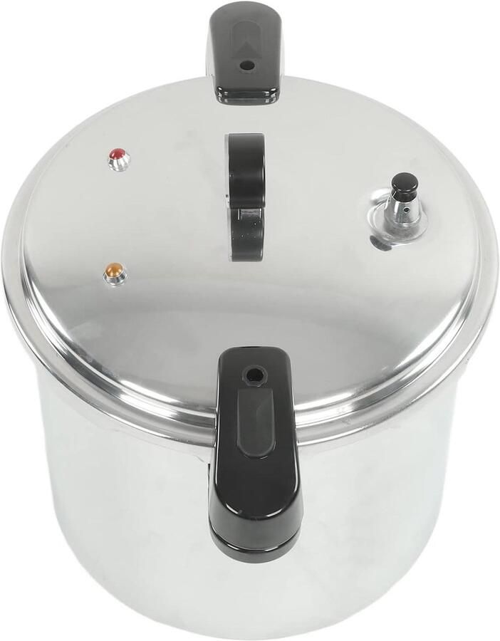 Snelkookpan Aluminium Drukpan Canner Grote Maaltijden Bereiden Verdikt Potlichaam 23 Liter Zilver