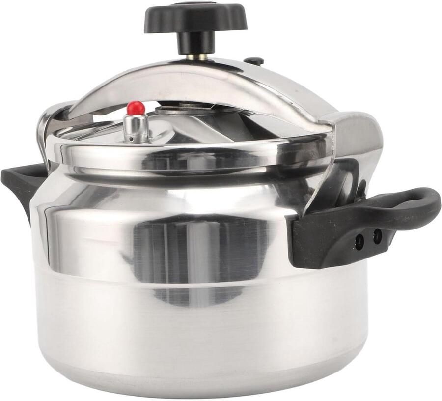 Snelkookpan Aluminiumlegering Hogedrukinmaakpot Stoofpan Thuis Koken Explosieveilig Ontwerp 3 Liter Zilver