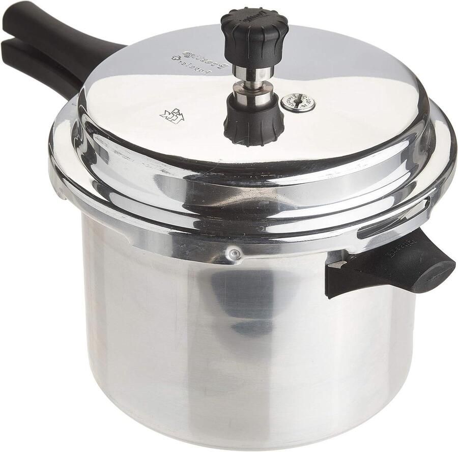 Snelkookpan Aluminium Drukpan Koken Snel Maaltijden Bereiden Versterkte Nokken 5 Liter Aluminium