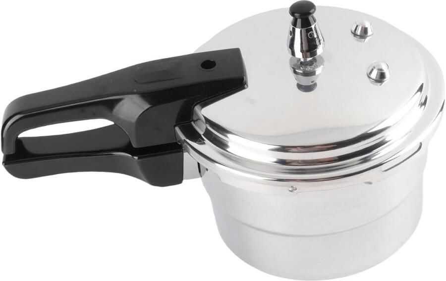 Snelkookpan Aluminium Drukpan Kookpot Snel Koken Explosieveilig Ontwerp 4 Liter Grijs