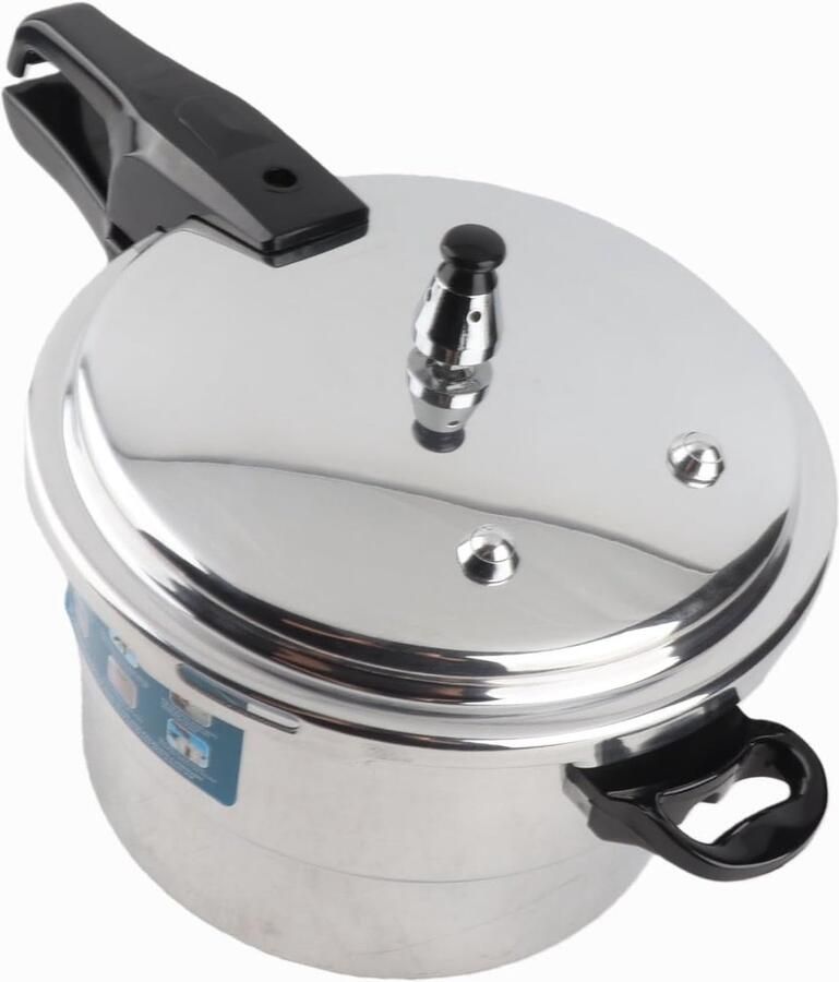 Snelkookpan Drukpan Kookpot Snel Koken Universele Kookplaat Compatibel 5 Liter Capaciteit Zilver