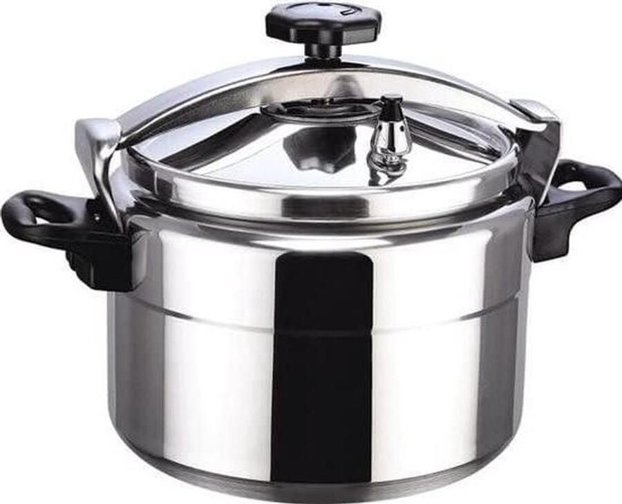 Snelkookpan Aluminium Drukpan Pan Snel Koken Behoud Vitamines 8 Liter Zilver