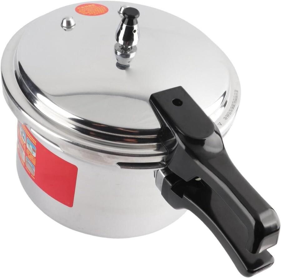 Snelkookpan Aluminium Hoge Drukpan Snel Koken Explosieveilig Ontwerp 24 cm Grijs