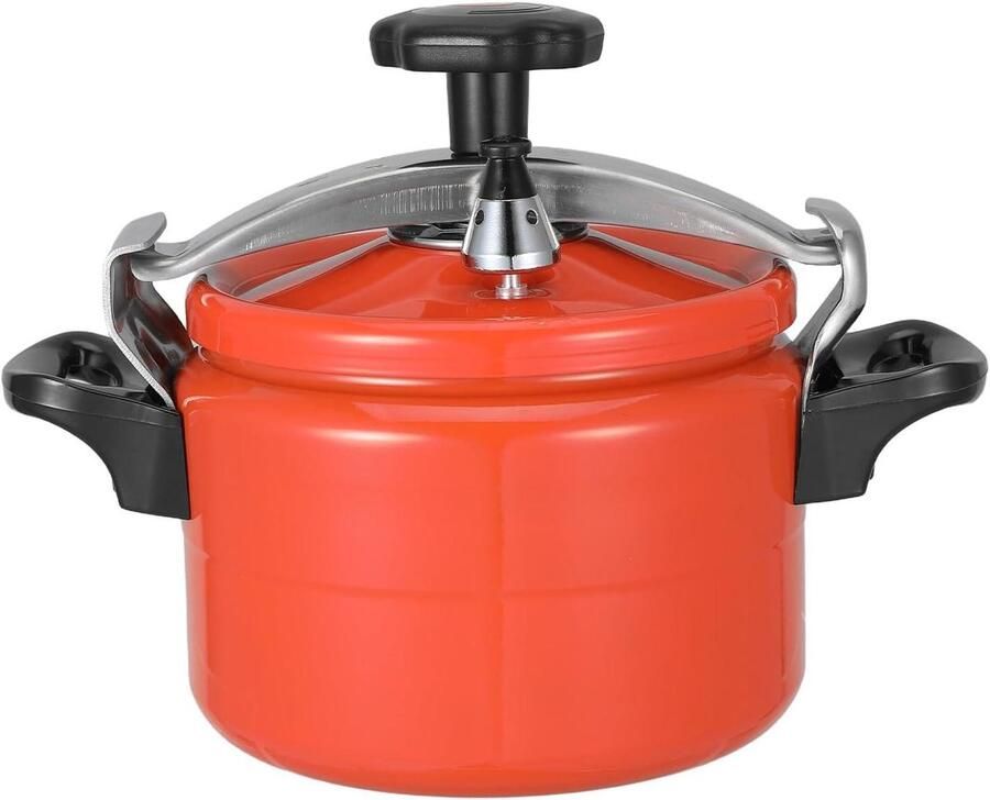 Snelkookpan Aluminium Hogedrukpan Snel Koken Explosieveilige Klep 3 Liter Oranje