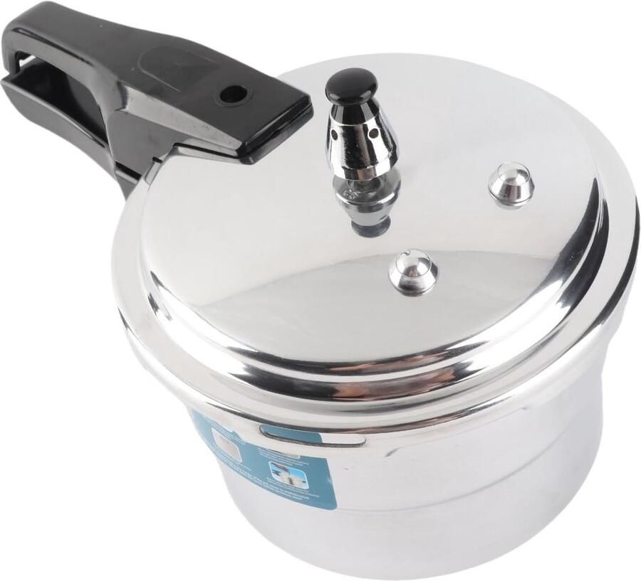 Snelkookpan Aluminium Hogedrukpan Stoompan Snel Koken 3 Liter Capaciteit 21x21x18 cm