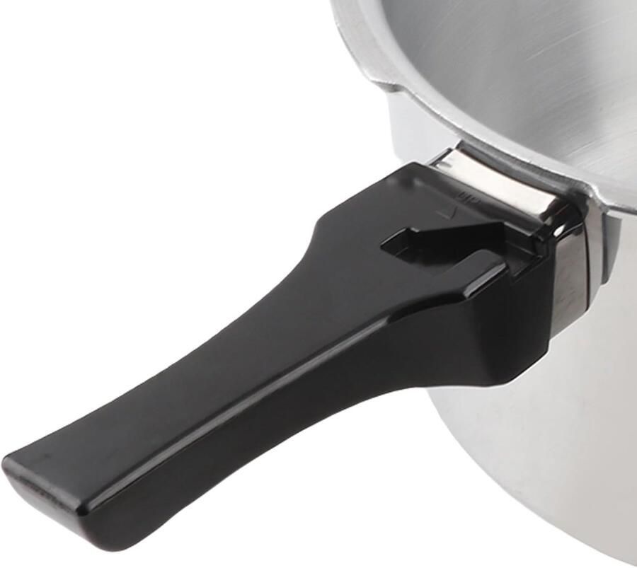 Snelkookpan Aluminiumlegering Drukinmaakpot Grote Capaciteit Snel Maaltijden Bereiden Veilig Explosiebestendig Ontwerp 4 Liter Zilver