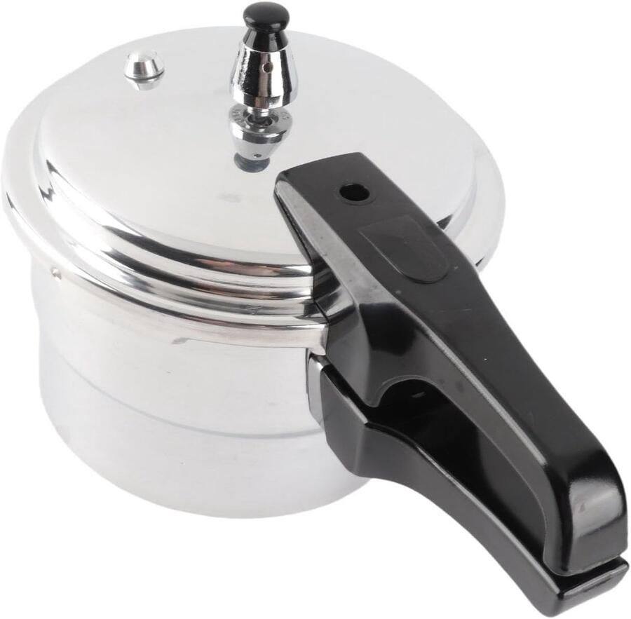 Snelkookpan Aluminiumlegering Drukpan Kookpan Snel Koken Stoven 3-laags Composietbodem 3L Zilver