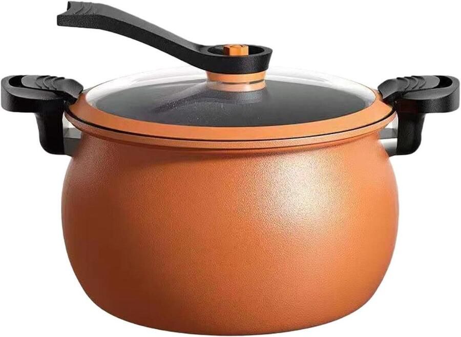 Snelkookpan Antiaanbak Multifunctionele pan Efficiënt Koken Overlooppreventie 28 cm diameter Meerkleurig