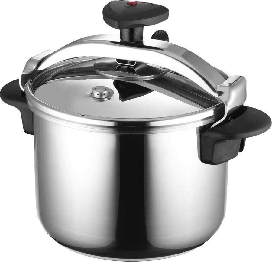 Snelkookpan Drukkoker pan Gezond koken Volledige inductie 6 liter Metaal