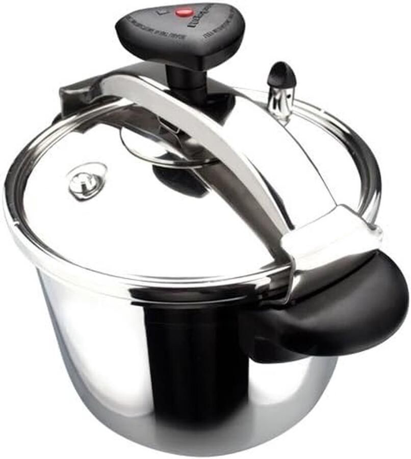 Snelkookpan Drukkoker Pan Snel Koken Roestvrij Staal 18 10 4 liter Gepolijst