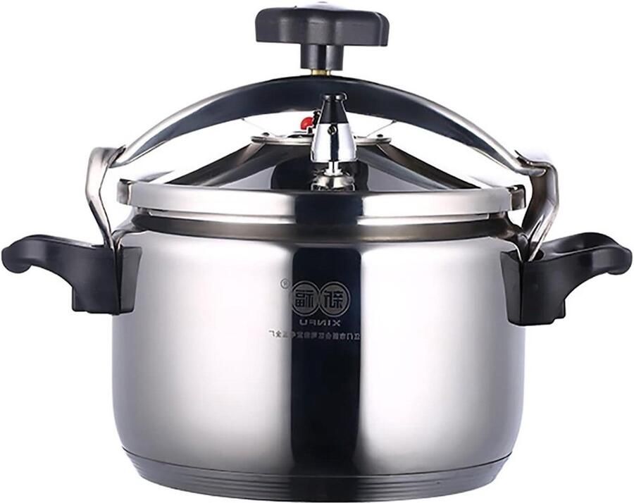 Snelkookpan Drukkoker Snel Koken Dubbele Veiligheidsslot 9L Zilver
