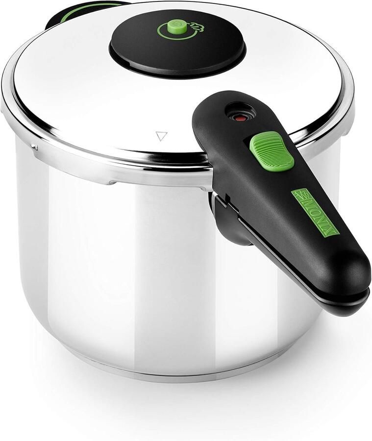 Snelkookpan Drukkoker Snel Koken Energiebesparend 7 Liter Metaalkleur