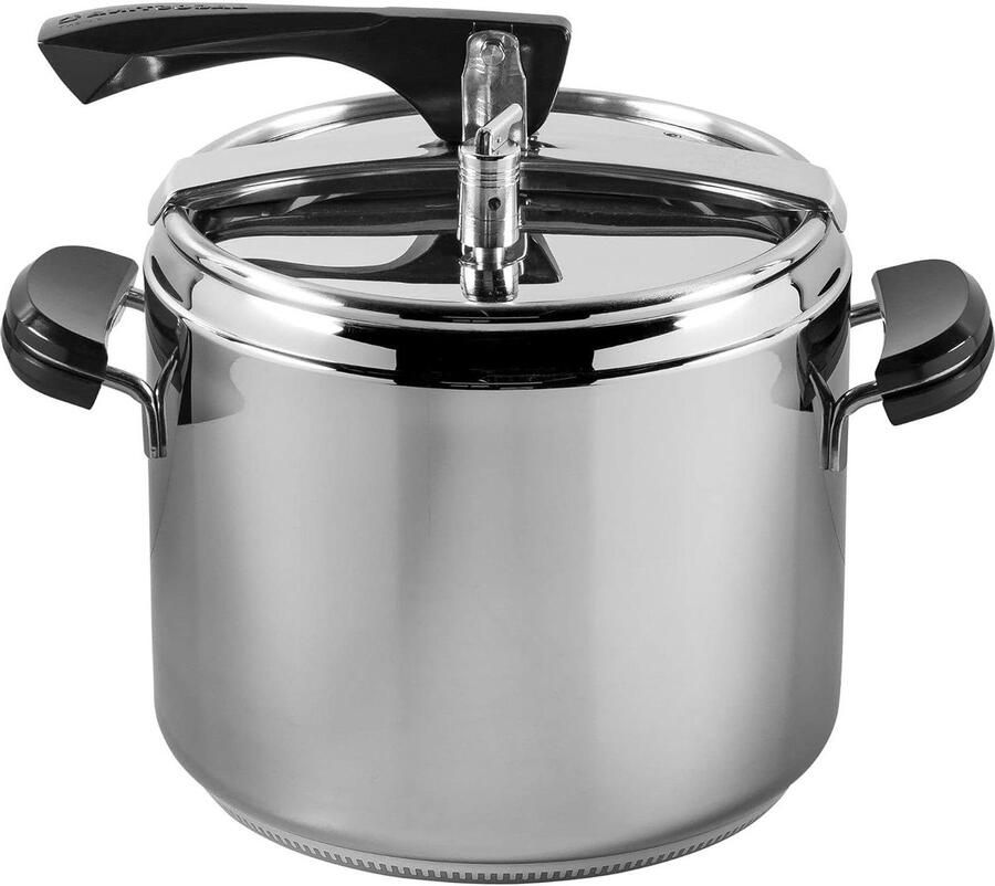 Snelkookpan Drukkoker Snel Koken Lagofusiebodem 22 cm Metaalkleur - Foto 2