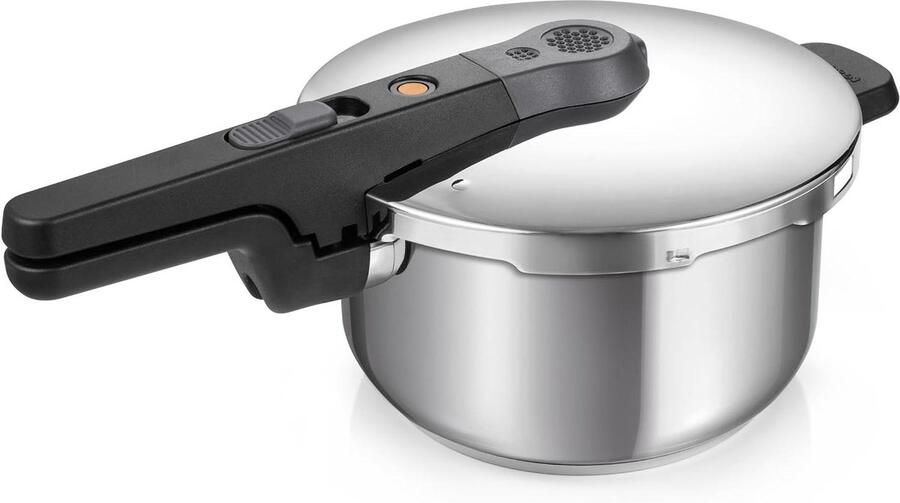 Snelkookpan Drukkookpan RVS Gezond Koken 4 Veiligheidsvoorzieningen 40 Liter Zilverkleurig