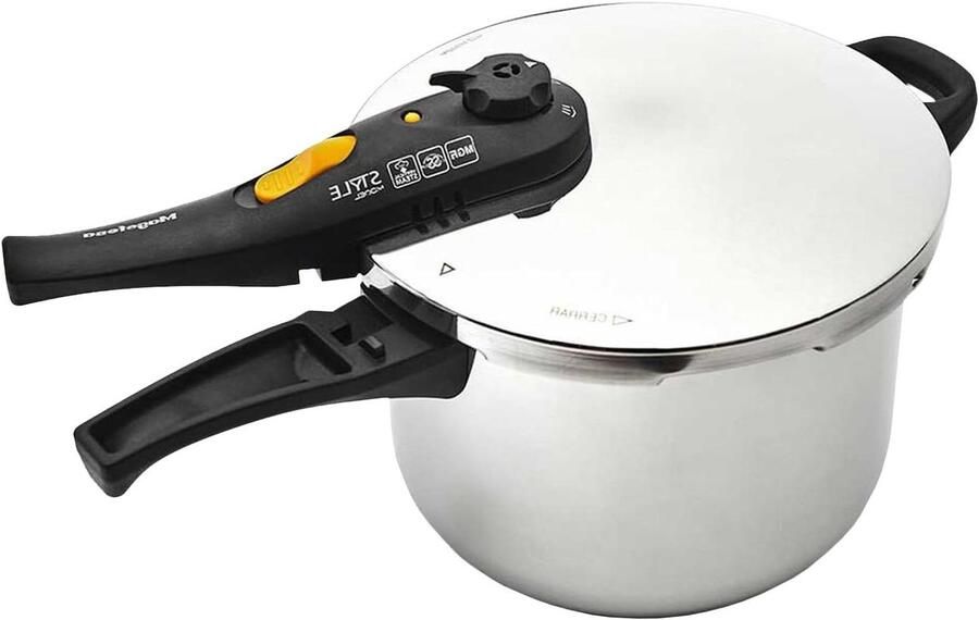 Snelkookpan Drukpan Expresspan Sneller Koken 5 Veiligheidssystemen 6 Liter Multicolor