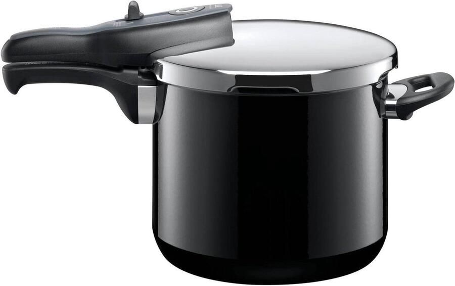 Snelkookpan Drukpan Snelkook Gezond Koken 3 Kookstanden 65 Liter Zwart