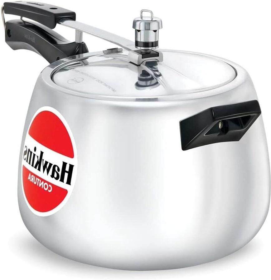 Snelkookpan Drukpan Kookpan Snel Koken Afgeronde Zijkanten 65 Liter Zilver