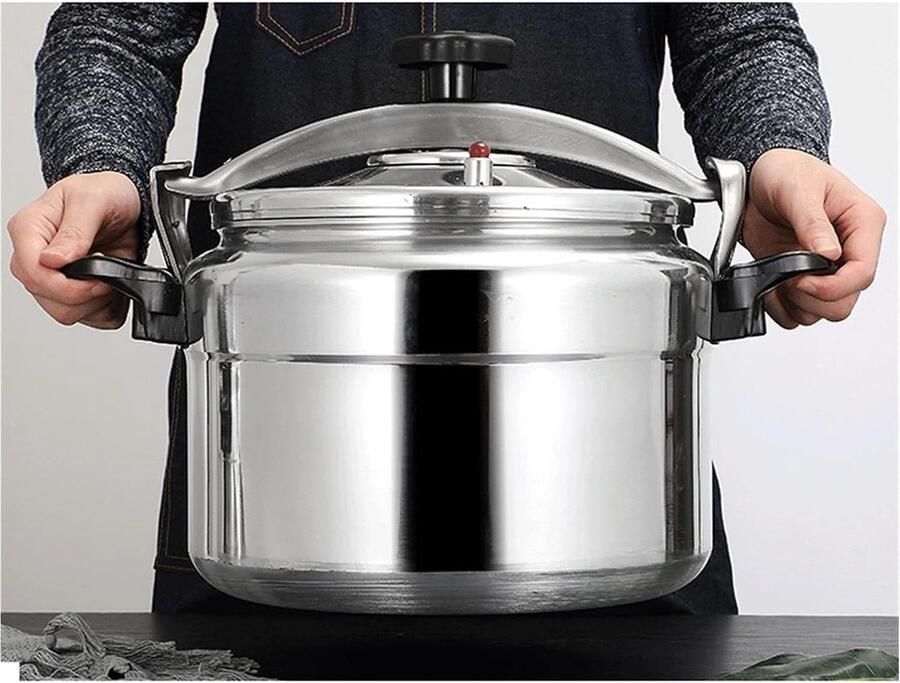 Snelkookpan Drukpan Kookpan Snel Koken Veiligheidsdeksel 4 Liter Zilver